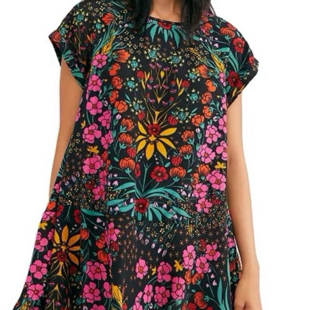 Free People Strawberry Fields Mini Dress Tunic
